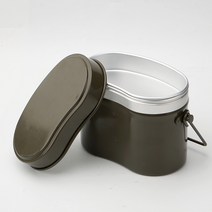 캠핑용 군용반합 등산식기 휴대용코펠, 1개