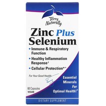 Terry Naturally Zinc Plus Selenium 60 Vegan Capsules