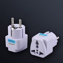 전세계 해외 여행용 돼지코 110V 220V 플러그 콘센트 화이트 어댑터, 미국형소켓 타입A