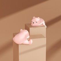 베어 테이블 모서리 보호캡 4p, 핑크, 1세트
