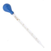 10ml 유리 스케일 라인 Dropper Pipette Lab Pipet Blue Rubber Head Pipettors, [01] 10ml