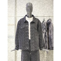 마크제이콥스 [마크제이콥스] 모노그램 데님 재킷 (MJJAS23003BKX)