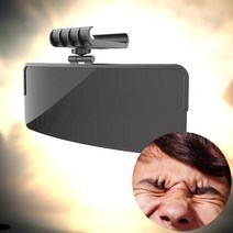 어나더랩 운전석 썬바이저 자동차 햇빛 가리개, 블랙, 1개