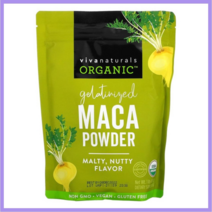비바네츄럴스 젤라틴화 마카 분말 454g Viva Naturals Gelatinized Maca Powder 1lb, 없음, 해당사항없음, 없음