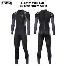 해녀복 해남복 스쿠버 다이빙 슈트 잠수복 네오프렌 수중 카이트 스피어피싱 자켓 바지, MA002 GY Wetsuit Men+M 52-60KG