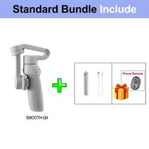 짐벌셀카봉 스마트폰 카메라 핸드폰 짐벌 zhiyun smooth q4 3-axis smartphone gimbal stabilizer for cell phone 14 13, 부드러운 q4 표준 1