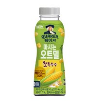 칠성 쉐이크 아침 식사 대용 퀘이커 마시는 오트밀 찰옥수수 건강식 간편식 식단조절 선식 50G 10개, 25세트