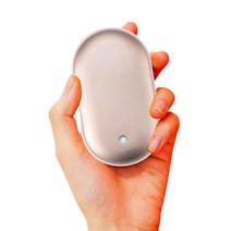 USB 충전식 손난로 보조배터리 휴대용 전기 전자핫팩, 핑크(5200mAh)