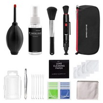 24pcs 카메라 클리너 세트 DSLR 렌즈 디지털 센서 청소 도구 브러시 족집게 키트 휴대 전화/헤드폰/컴퓨터, 01 24pcs