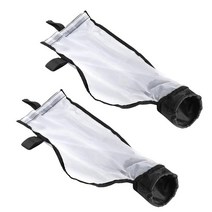 GHSHOP 2x 수영장 청소기 필터 백 다목적 교체 레이서 360228 용 순 나일론 메쉬 백 수영장 청소기 용품 수영장 청소기, 설명한대로, 하얀, 현대의