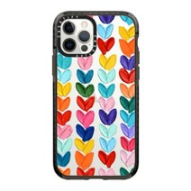 CASETiFY 아이폰 12/아이폰 12 프로용 임팩트 케이스 - liliuhms의 별이 빛나는 밤 투명 블랙