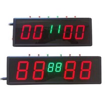 전자점수판 동호회 족구 기록판 스코어보드 LED 농구, 충전형 리모콘+버튼 3인치 40x12cm