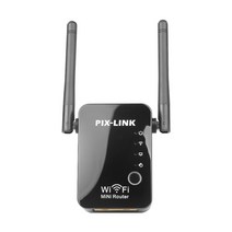 iptime wifi 유무선 인터넷 공유기 kebidu wifi 리피터 익스텐더 300mbps 라우터 2.4ghz 무선 장거리 익스텐더 라우터 전원 부스터 2개 외부 안테나, 우리 플러그, 2pcs 안테나 블랙