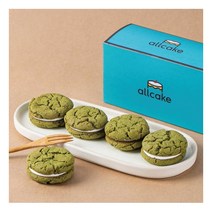[올케이크] 달콤가득 마시멜로와 바삭바삭 사브레의 "마시멜로 쿠키"(녹차/초, 선택:초코1BOX+녹차1BOX