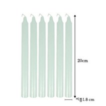 가정 비상용 양초 6개 세트 20cm 촛불 행사용 캔들 초 일반초, 상품선택