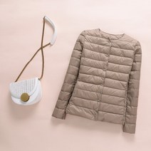 경량 패딩 여성용 조끼 등산 캠핑 재킷 추천 휴대용 초경량 오리털 패션 다운 자켓 및 코트 파카 라운드넥 겨울