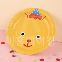 이홈베이킹 캐릭터코팅접시 180파이-50개 (수분ok) - 노랑강아지, 단품, 단품