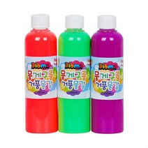 어린이집 유치원 어린이 오감발달 풍성한 임체형 거품 물감 리필 250ml x 3색 B세트, won∑∑상품선택★♧der