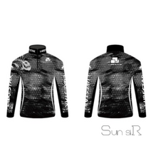 Sun siR 반팔 긴팔 초경량 낚시복 티셔츠, 해골 긴팔 XXXXL