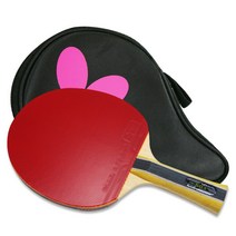 버터플라이 탁구 쉐이크 양면 라켓+가방, TBC603