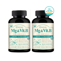 마그비 뉴트리랩스 마그네슘 고함량 비타민B 맥스 1450mg 2병