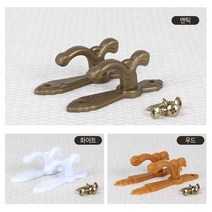 앤틱 커튼 고정 묶기 걸이 커텐 후사 거리 2개 커텐고리 셀프인테리어 홀더, 커튼후사고리 우드 2개