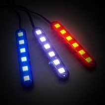 LED경광등 12V 24V 차량용 LED싸이키 모듈내장 스트로브라이트_[230211EA], 본상품선택, 24V-블루LED