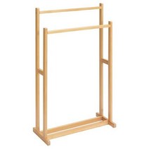 이케아 IKEA 수건스탠드+레일2 내추럴 47x75cm 대나무