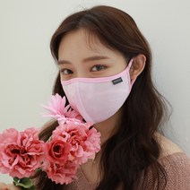 무유플러스 듀얼 자외선차단 마스크 (핑크색), 1개