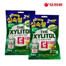 오리온 더 자일리톨 3가지맛 219g 대용량 실속형, 2개