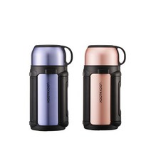 [1+1]락앤락 뉴 자이언트 핫탱크 1.2L _ 라이트블루/골드핑크 L, 라이트블루