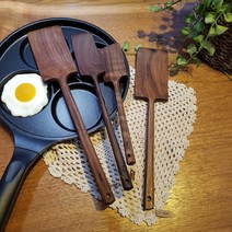 현우드 가벼운 월넛뒤집개 나무뒤집개 원목뒤집개 4종중, 4번사각 25.5×9×5cm