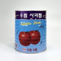 딸기잼 우림 3kg 캔 대용량 업소용, 4개
