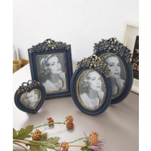 5p 샤론 청 유니크 앤틱 플라워 액자 포토테이블 프로필 이미지사진 웨딩 셀카 신혼부부 인테리어