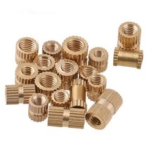 200PCS M3 * 4*4 MM 구리 인서트 주입 너트 임베디드 부품 구리 널 너트, 한개옵션0