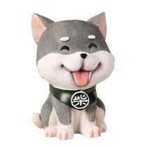 코인 카운터 시바 돼지 저금통 돈 재미 있고 귀여운 선물 귀여운 어린이 선물 동물 인형 크리에이티브 장식품 선물 완구 저금통 돼지 저금통, B