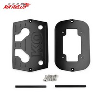 자동차 배터리 광택 알루미늄 빌렛 밀링 홀드 다운 옵티마 빨간색 노란색 배터리 브래킷 트레이, 블랙