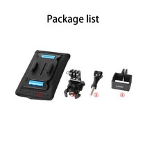 호환 고프로마운트 액션캠거치대 고프로삼각대마운트 액션캠마운트 HRR Osmo Pocket 2 백팩 마운트 스트랩, 01 블랙 컬러