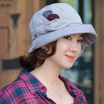 루이엘 [투비해피] 외출용 데일리 클래식원형 클로슈 캐주얼모자 스포츠 골프 여행 자외선차단 UV (2color)