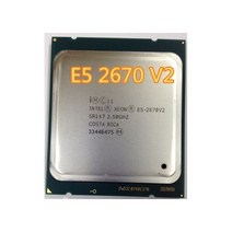 인텔 xeon E5 2670 v2 E5-2670 V2 SR1A7 2.5GHz 25M 10 코어 115W LGA2011 서버 CPU 프로세서 e5 270 V2