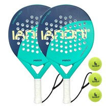 Padel 라켓 탄소 섬유 표면 EVA 메모리 플렉스 폼 코어 패드 테니스 경량 (레드 2개) 450103, 8500-green-2