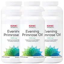 GNC Womens Evening Primrose Oil 1300 180 Softgels 달맞이꽃종자유 180정 6병