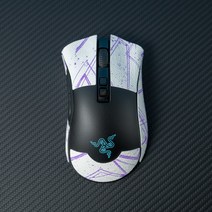 레이저 데스에더 V2 Pro 통용 마우스 그립 테이프 모음, 화이트퍼플 (0.5mm)