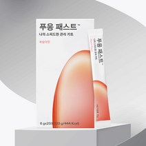 푸응 패스트 차전자피 모로오렌지 복숭아맛 20포, 단품, 단품