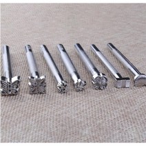 가죽공예 수작업 문양 DIY 도구 20P 공방 각인 재료