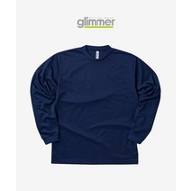 304-ALT 드라이 무지 긴팔티 네이비 Glimmer Dry Mesh T-shirt Navy