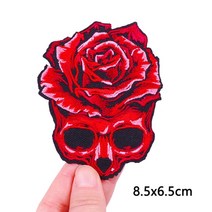 이니셜 와펜 옷에 붙이는 스티커 흉장 브랜드 낚시 와펜 제작펑크 패치 해골 나비 의류에, pe6721ct