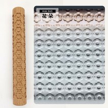 도자기굽기 물레 흙 재료 점토 도자기 예술 나무 질감 롤 구호 돌 꽃 패턴 양각 된 막대 진흙 DIY 세라믹, [09] Flowers, 09 Flowers