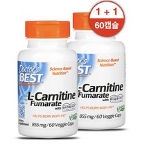 2세트 닥터스베스트 L 카르니틴 엘카르니틴 푸마르산 855mg 60캡슐