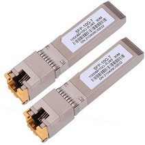 GESD 2팩 1.25/2.5/5/10G SFP+ RJ45 구리 모듈 - Cisco Ubiquiti 넷기어 D-Link Supermicro TP-Link Mikrotik Unifi, 2PCS 10G SFP-RJ45